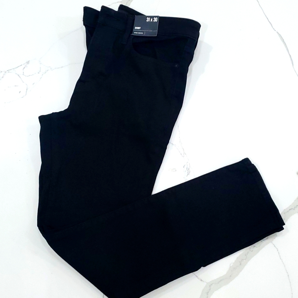 Express Men's Black Skinny Jeans